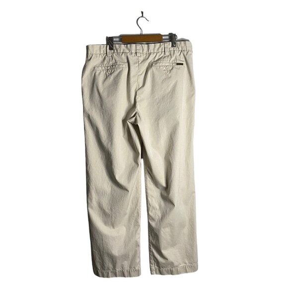 Eddie Bauer Men's Light Tan Straight Leg Chino Pants - Picture 5 of 11
